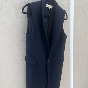 Caron Callahan Long Wool and Silk Vest